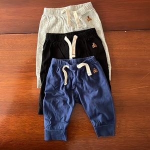 Baby GAP 100% Organic Cotton Mix & Match pull on Pants (3-pack)